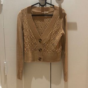 Tularosa crop cardigan sweater. Size xs